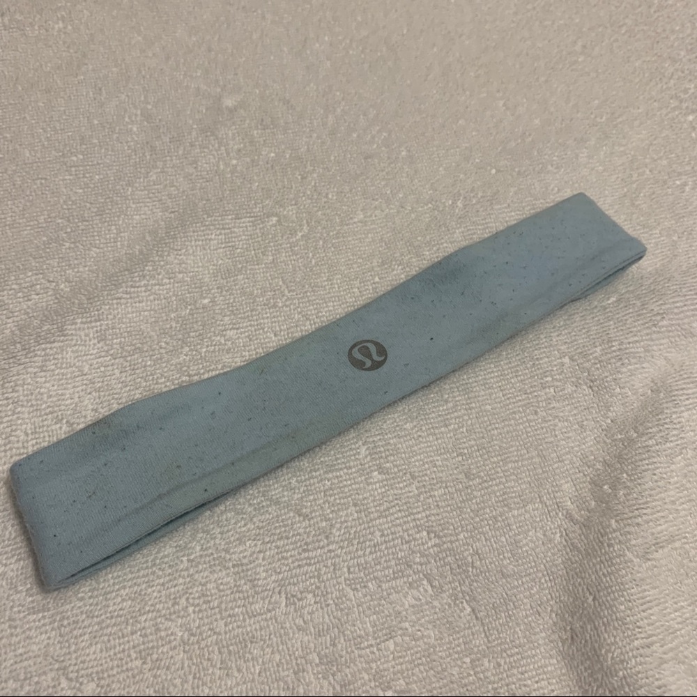 light blue lululemon headband